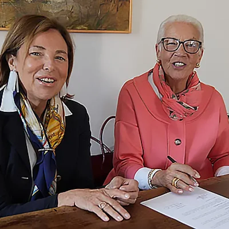 Michela Flaborea, Presidente di Televita, e Marina Gruden Vlach, Presidente di 50&Piu’